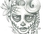 Drawing Eye Skull Sugar Skull Lady Drawing Sugar Skull Two by Leelab On Deviantart