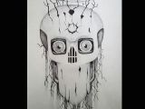 Drawing Eye Skull Surrealist Eye Demon Drawings Artsy Pendrawing Illustration