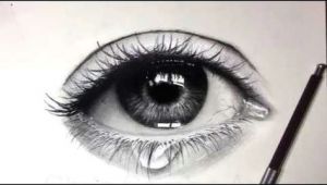 Drawing Eyes In Pencil Youtube Tutorial How to Draw Shade A Realistic Eye and Teardrop with