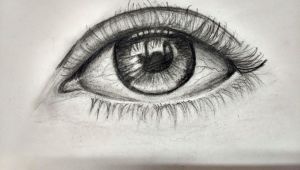 Drawing Eyes with Charcoal My First attempt to Draw An Eye Eye Eye Drawing Charcoal Pencil