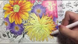 Drawing Flowers In Colored Pencils Flower Coloring Tutorial 2 Floribunda Coloring Book Colored