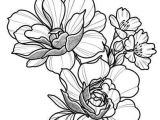 Drawing Flowers In Pen Floral Tattoo Design Drawing Beautifu Simple Flowers Body Art
