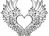 Drawing Flying Heart 141 Best Hearts to Color Images Coloring Pages Coloring