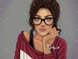 Drawing Girl with Sunglasses 264 Best Art Sunglasses Images Drawings Fashion Illustrations Frames