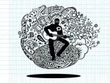Drawing Hands Guitar Hand Drawing Doodles Musician Playing Guitar and Sings A song V