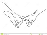 Drawing Hands Holding Things Hands Woman and Man Holding together with Fingers Stock Vector
