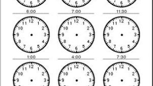 Drawing Hands On A Clock Year 2 Time Telling Time Analog Clocks 30 Min Small P Students