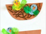 Drawing Ideas Advanced Spring Crafts for Kids Nest and Baby Bird Craft All Things