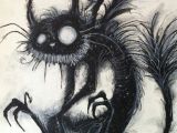 Drawing Ideas Scary This Whimsical Charcoal Cat Drawing Horror Pinterest Drawings