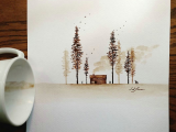 Drawing N Painting Ideas Learn the Basic Coffee Painting Techniques for Beginners Ideas and