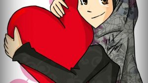 Drawing Of A Big Heart Big Heart D by Madimar Deviantart Com On Deviantart Muslim Anime