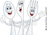 Drawing Of A Cartoon tooth Vector Spoon Knife and fork Cartoon Small Bites fork Knife