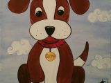 Drawing Of A Dog Easy Step by Step Step by Step Puppy Dog Acrylic Painting for Children Beginner