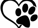 Drawing Of A Dog Paw Heart with Paw Print Highjacked Tattoos Dog Lasts Two Weeks
