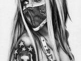 Drawing Of A Gangster Girl Black and White Drawings Fantasy About A Year Ago Colorless
