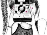 Drawing Of A Girl and Camera Pin by Angelina Alcoverde D On Things I Want to Draw Drawings