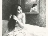 Drawing Of A Girl Holding A Mirror 598 Best Art In Black White Sepia Images Printmaking Drawings