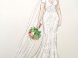 Drawing Of A Girl In A Wedding Dress Beautiful Real Bride In Her Gorgeous Lace Gown Fashion