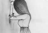 Drawing Of A Girl Looking Back Girl Fashion Dress Drawing Stripes Art Diy Drawings Art