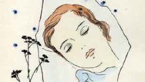 Drawing Of A Girl Sleeping A Girl Sleeping Under the Stars toyen 1944 Art We Like