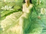 Drawing Of A Girl Watering Plants some Kind Of Water Fae Modest Female Fae Art Cg Art Animation