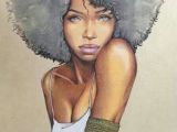 Drawing Of A Girl with Black Hair Pin by soljurni On Art Pinterest Art Drawings and Black Women Art
