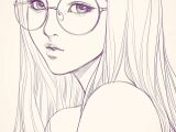 Drawing Of A Girl with Glasses Last Sketch Of Girl with Glasses Having Bad Backache It Hurts