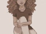 Drawing Of A Girl with Long Wavy Hair 134 Best Anime Curly Hair Girls Images Black Women Art Africa Art