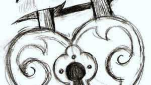 Drawing Of A Heart Lock Pin by Tentang Hati On Love Drawings Pinterest Drawings Easy