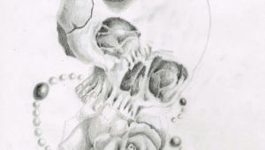 Drawing Of A Rose and Cross Skull butterfly Rose Cross by Bryanchalas Deviantart Com On