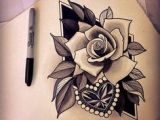 Drawing Of A Rose and Heart 34 Best Heart Rose Tattoo Images Pink Tattoos Rose Tattoos