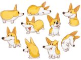 Drawing Of A Sleeping Dog Found On Google From Behance Net Corgis Corgi Character Design