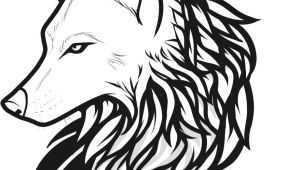 Drawing Of A Wolf Head Draw Wolf Tattoo Drawing and Coloring for Kids Tattoos Wolf