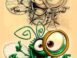 Drawing Of Bug Eye Bug Season Brand Hero Brand Mascot Dennis Jones Character