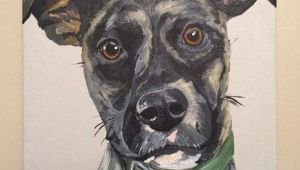 Drawing Of Dog Etsy Custom Pet Painting Custom Dog Painting by Hippiehoundusa On Etsy