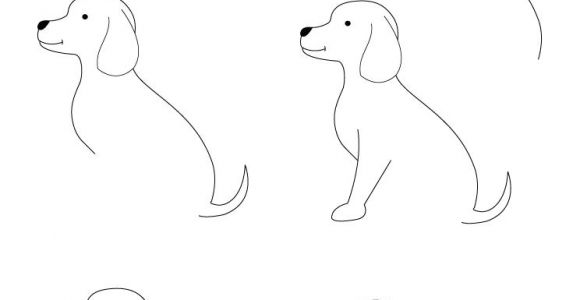 Drawing Of Dog Outline How to Draw A Puppy Learn How to Draw A Puppy with Simple Step by