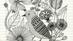 Drawing Of Flowers and Birds Pencil Sketch Of Bird and Flowers Food Drink that I Love
