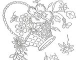 Drawing Of Flowers Basket Embroidery Patterns ornamenty Pinterest Embroidery Patterns