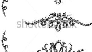 Drawing Of Flowers On A Vine Vine Roses Set Of Thorny Rose Vines In Hand Drawn Sketch Set