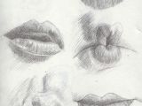 Drawing Of Girl Biting Lip Drawing Art Kissing Girl Sexy Female Women Draw Kiss Lips Woman