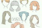 Drawing Of Girl Hairstyles Drawing Hairstyle Collection Hair Drawing Girls