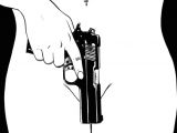 Drawing Of Girl Holding Gun Girl with A Gun by Giuseppe Cristiano Http Giuseppecristiano
