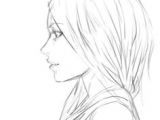 Drawing Of Girl Side Face Anime Girl Drawing Side View Faces Drawi