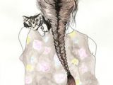 Drawing Of Girl with Braids 19 Best Braid Drawing Images Drawings Paintings Pencil Art