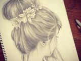 Drawing Of Girl with Bun Drawn Curl Messy Bun Ballerinas Drawings Art Tumblr Drawings