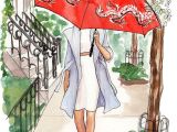 Drawing Of Girl with Umbrella 2015 Inslee Art In 2018 Pinterest Illustration Art and