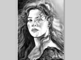 Drawing Of Rose From Titanic Kate Winslet Rose Titanic Stick Ons Artist Draw On Demand