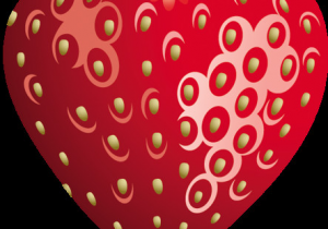 Drawing Of Strawberry Heart Christmas Red and Lime Green Strawberry Heart Hearts Pinterest