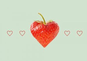 Drawing Of Strawberry Heart We Heart It Cµ C A C A Drawing Hearts Kawaii Strawberry Cute