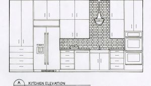 Drawing Of Things In the Kitchen Detailed Elevation Drawings Kitchen Bath Bedroom On Behance